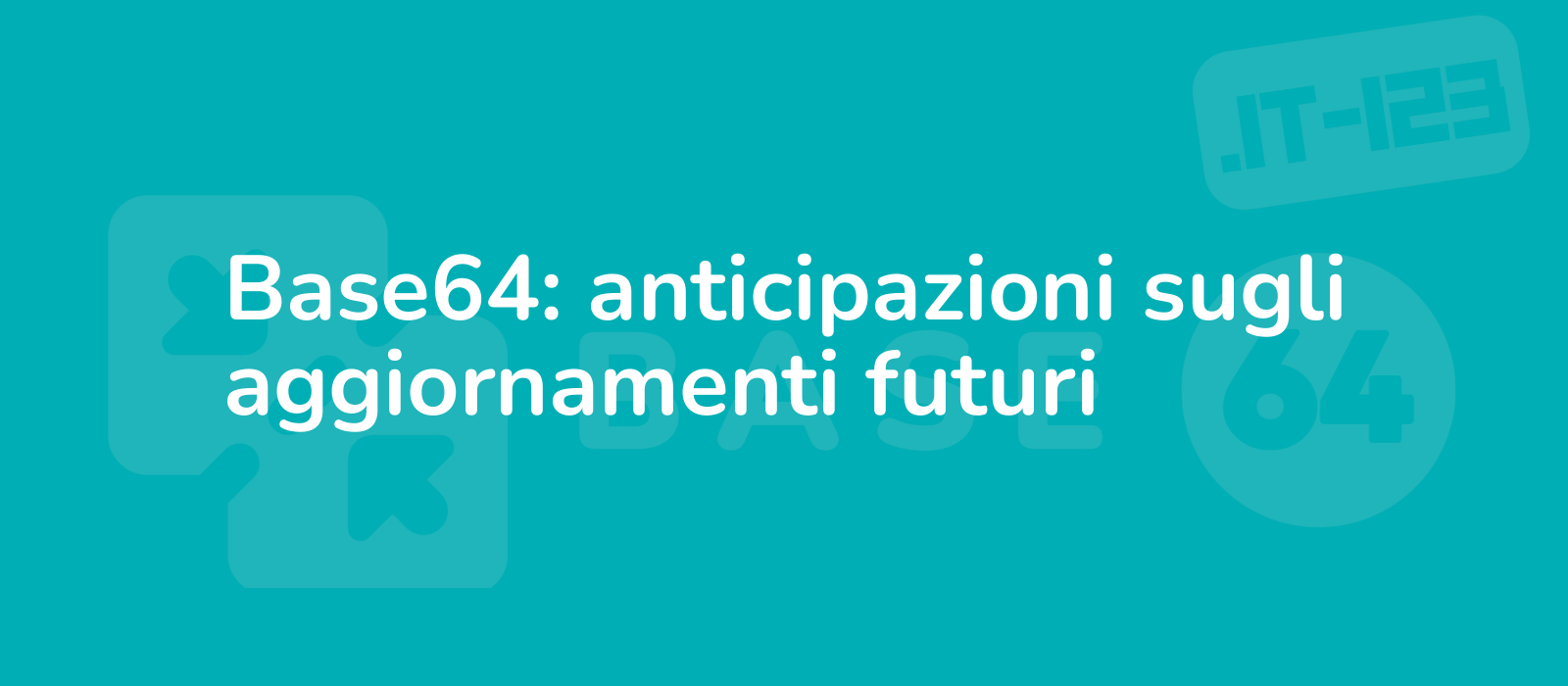 high resolution image showcasing futuristic updates with a captivating blend of vibrant colors and intricate details representing the title base64 anticipazioni sugli aggiornamenti futuri