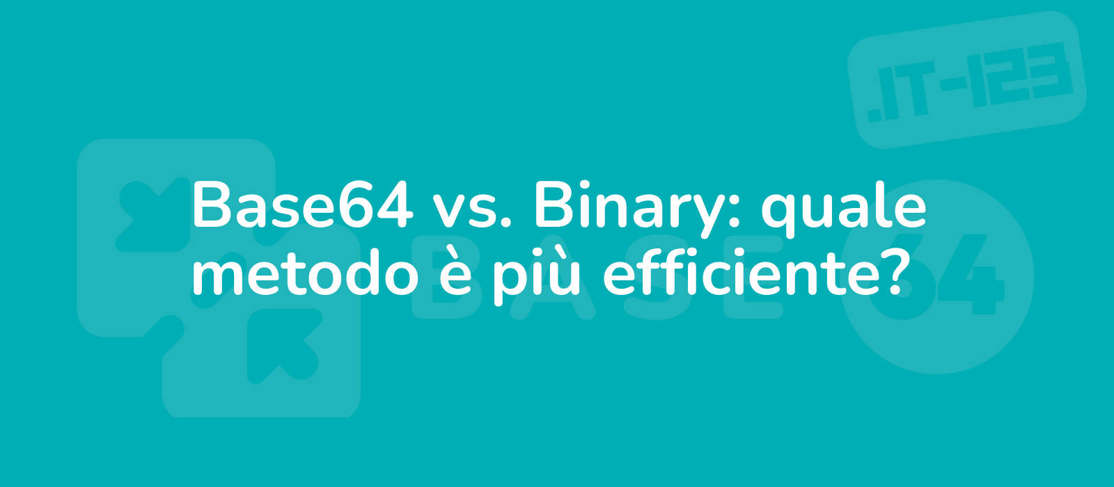 modern graphic showcasing base64 and binary methods highlighting efficiency with a sleek design and vibrant colors high resolution